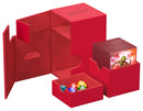 Mono Red Ultimate Guard Xenoskin Flip'n'Tray 100+ Deckbox