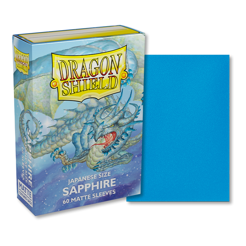 Sapphire Matte Dragon Shield (JAPANESE)