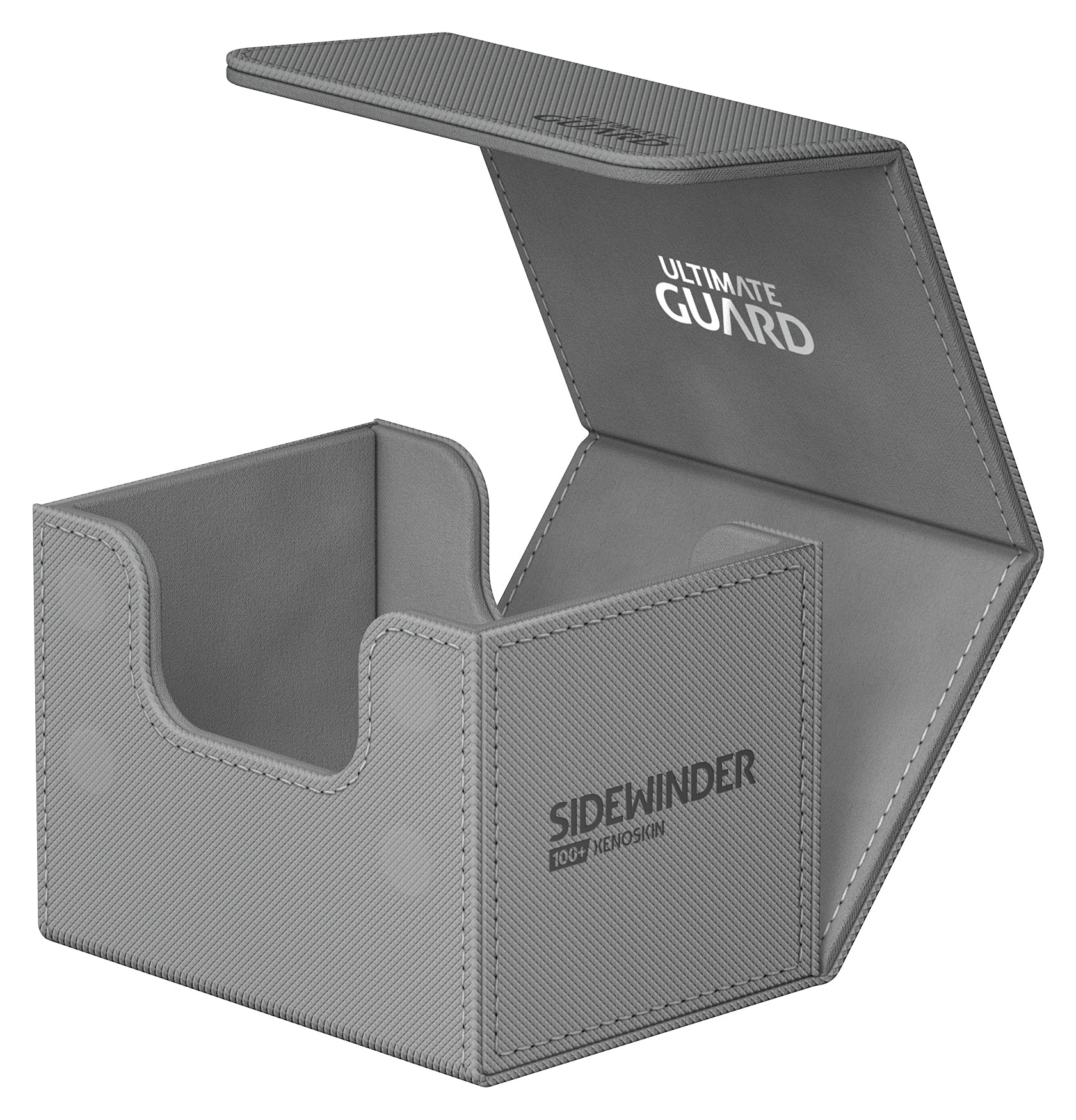 Image of Dark Grey (Mono-Color) 100+ Ultimate Guard Sidewinder Xenoskin Deckbox
