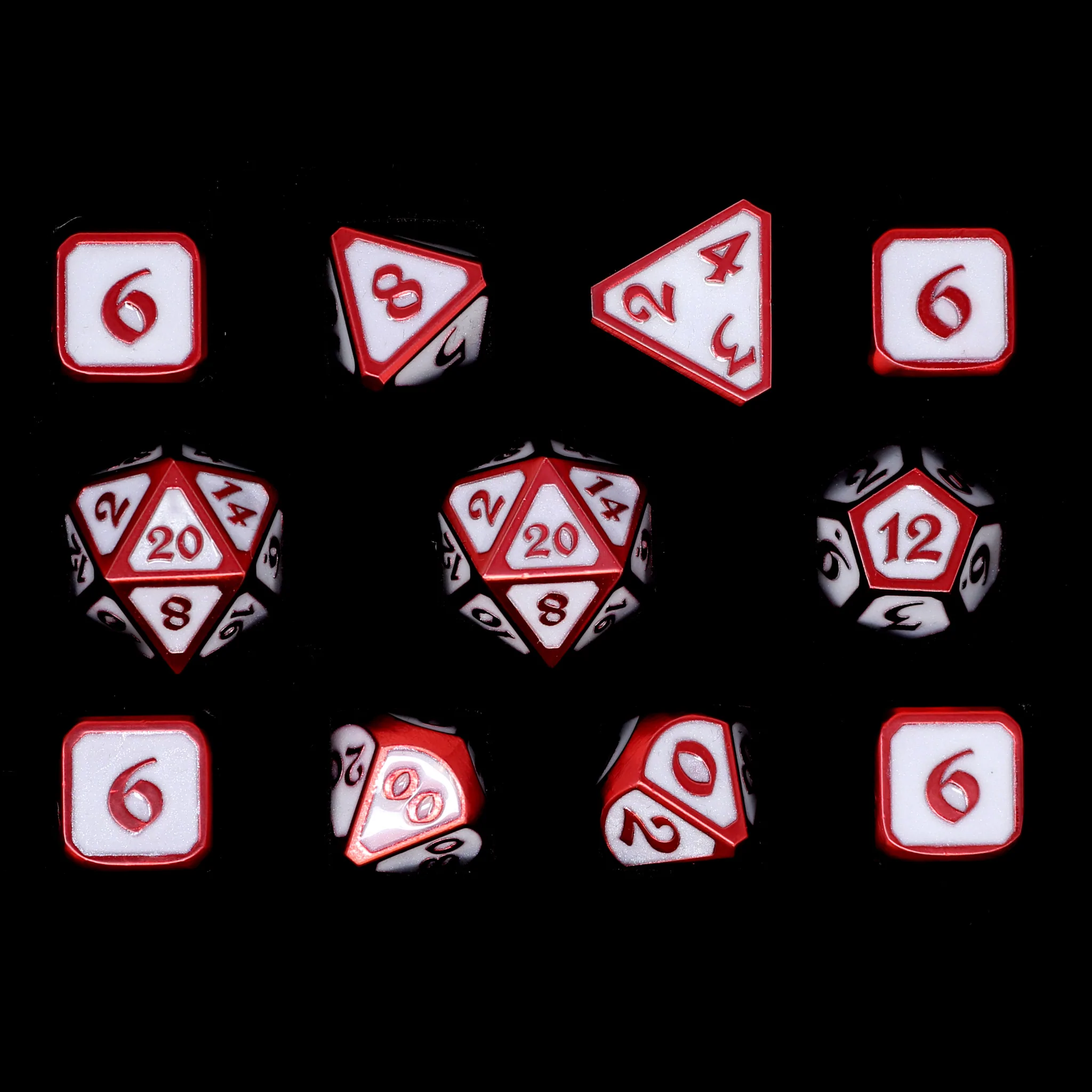 Image of Celestial Archon 11pc RPG Set - Die Hard Metal Dice