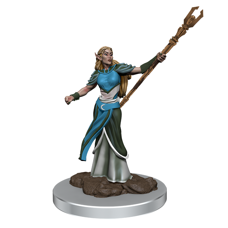 Female Elf Sorcerer Premium Miniature - Icons of the Realms