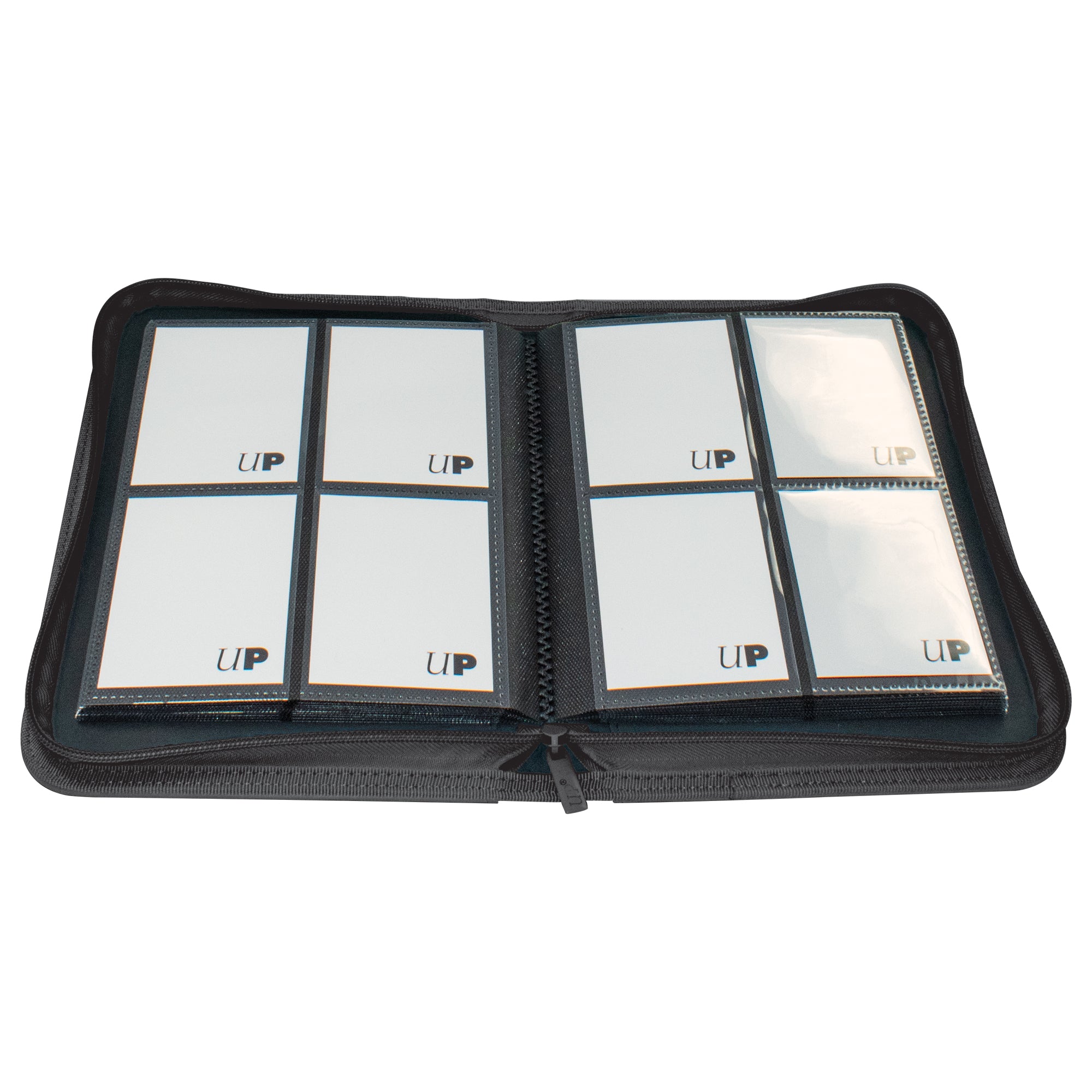 Image of Black Pro Vivid 4 Pocket Zippered Binder