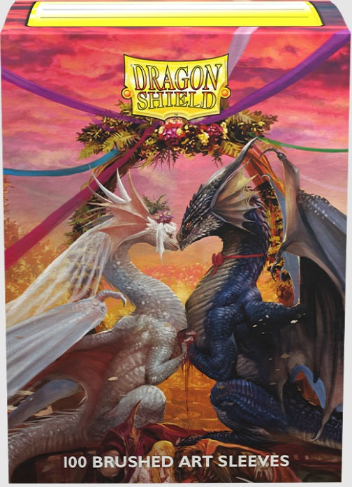 Image of Valentine Dragons 2023 Brushed Art Dragon Shield (STANDARD)