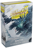 Snow Matte Dual Sleeves Dragon Shield (JAPANESE)