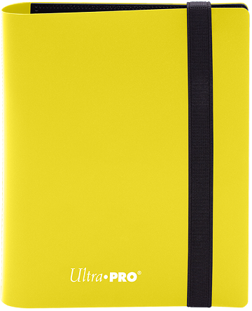 Lemon Yellow 4 Pocket PRO-Binder - Eclipse Ultra Pro