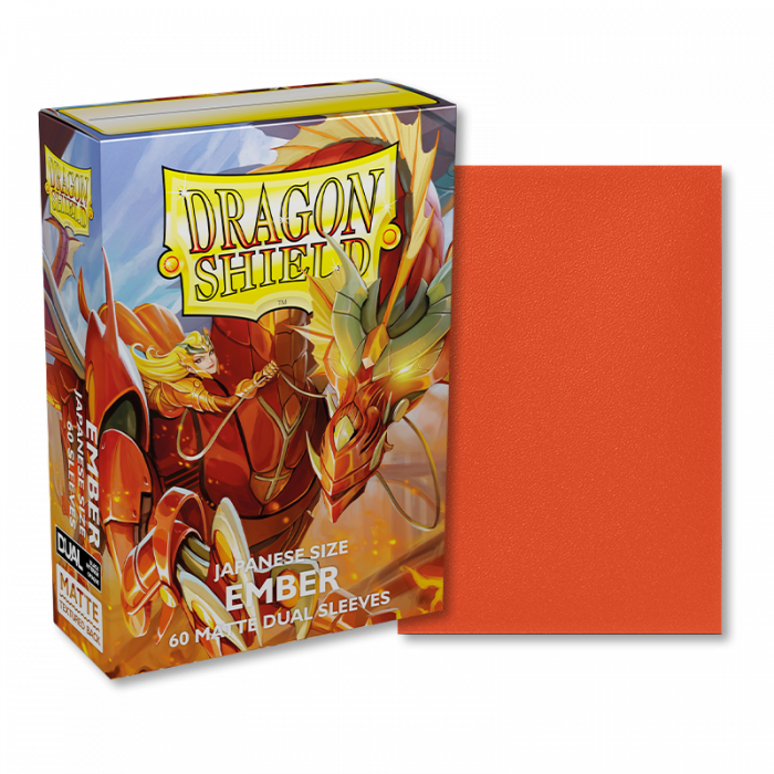 Image of Ember Matte Dual Sleeves Dragon Shield (JAPANESE)
