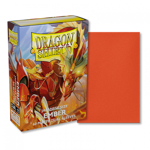 Ember Matte Dual Sleeves Dragon Shield (JAPANESE)
