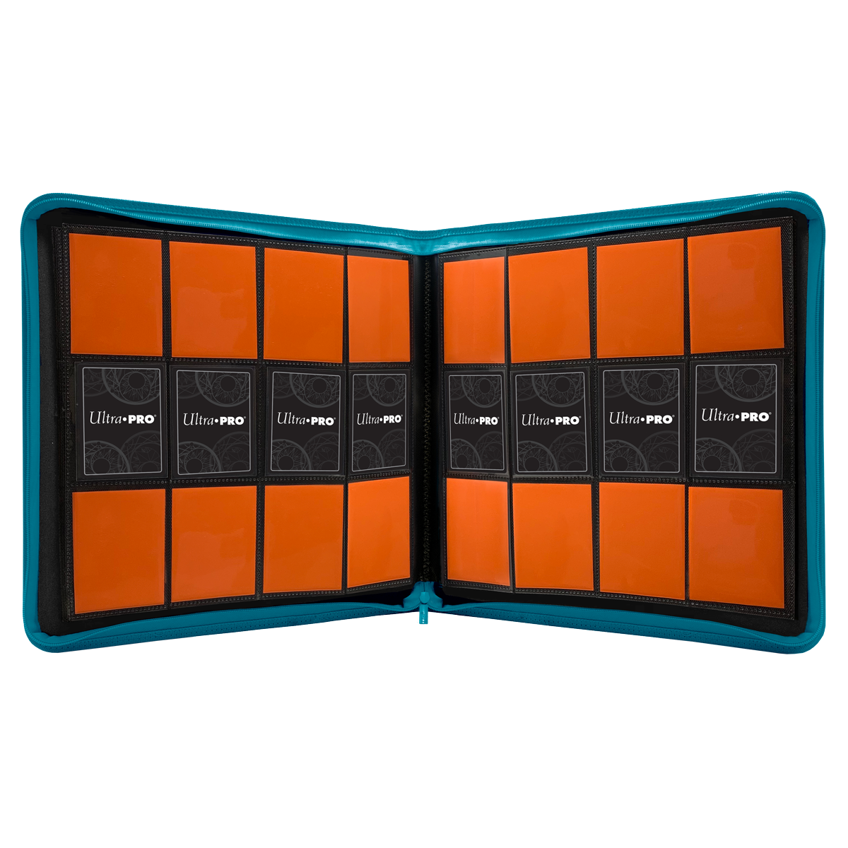 Image of Teal 12 Pocket Zippered Pro Binder - Ultra Pro