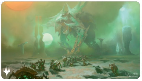 Image of Green Sun's Twilight Playmat (Phyrexia All Will Be One)