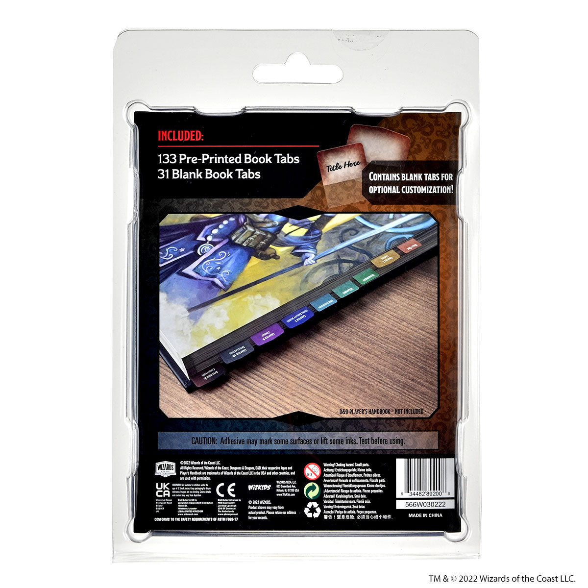Image of Player's Handbook (5e) Book Tabs - Dungeons & Dragons