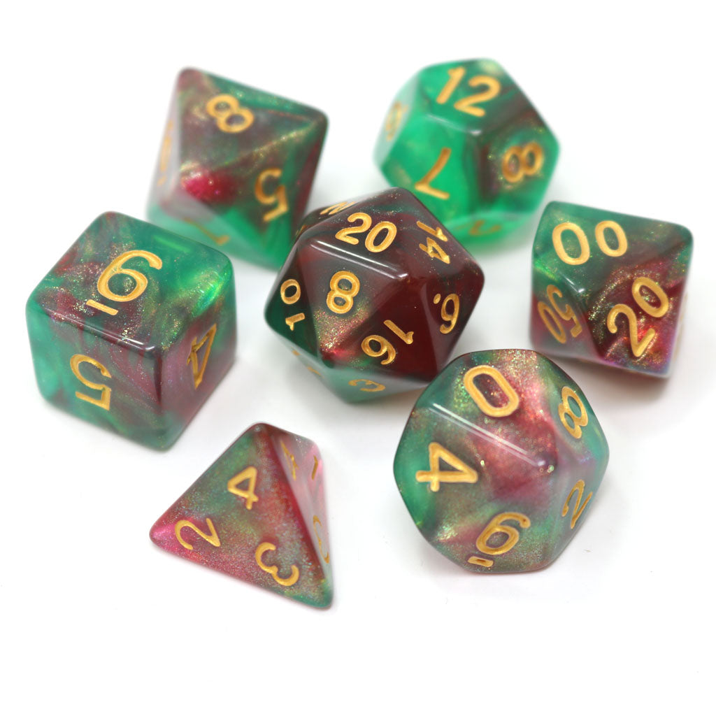 Image of Elf's Dream 7pc RPG Set - Die Hard Dice