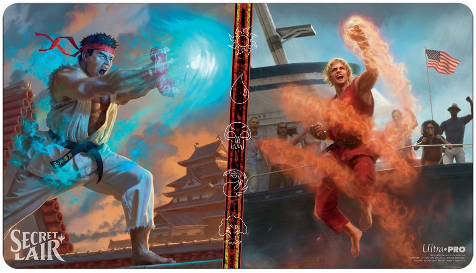 Image of Ryu & Ken Street Fighter (Secret Lair) Playmat