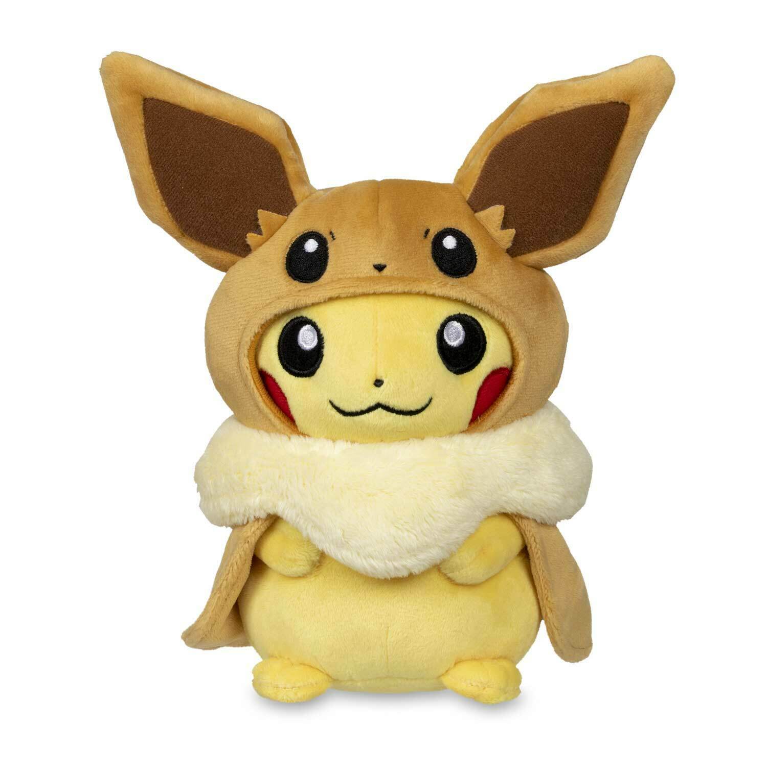 Image of Eevee Cape Pikachu Poké Plush - 9 In.