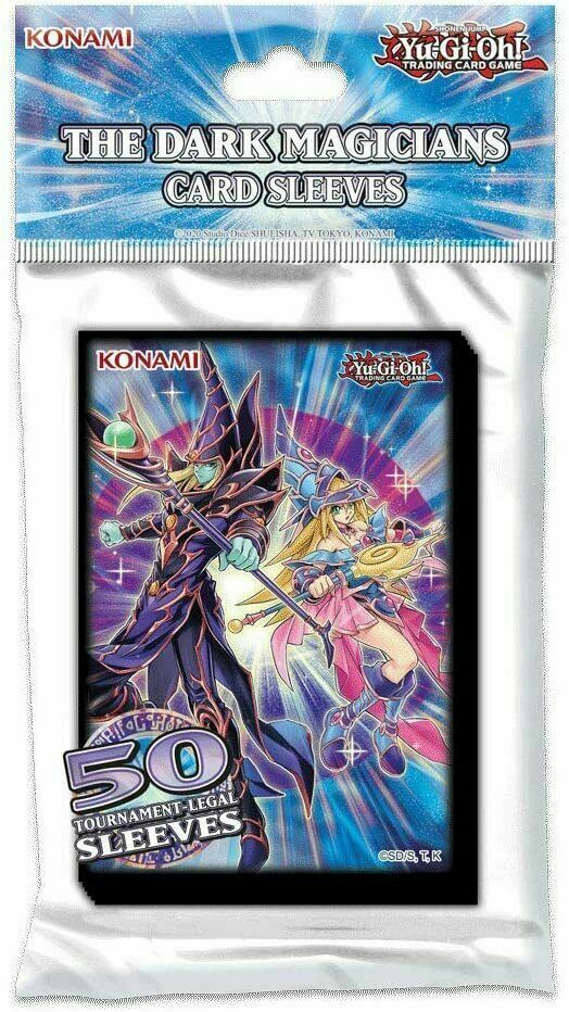 Image of The Dark Magicians Card Sleeves - Yu-Gi-Oh Official Sleeves [50 CT]