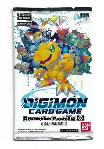 Digimon Card Game Dash Promotion Pack Ver 0.0