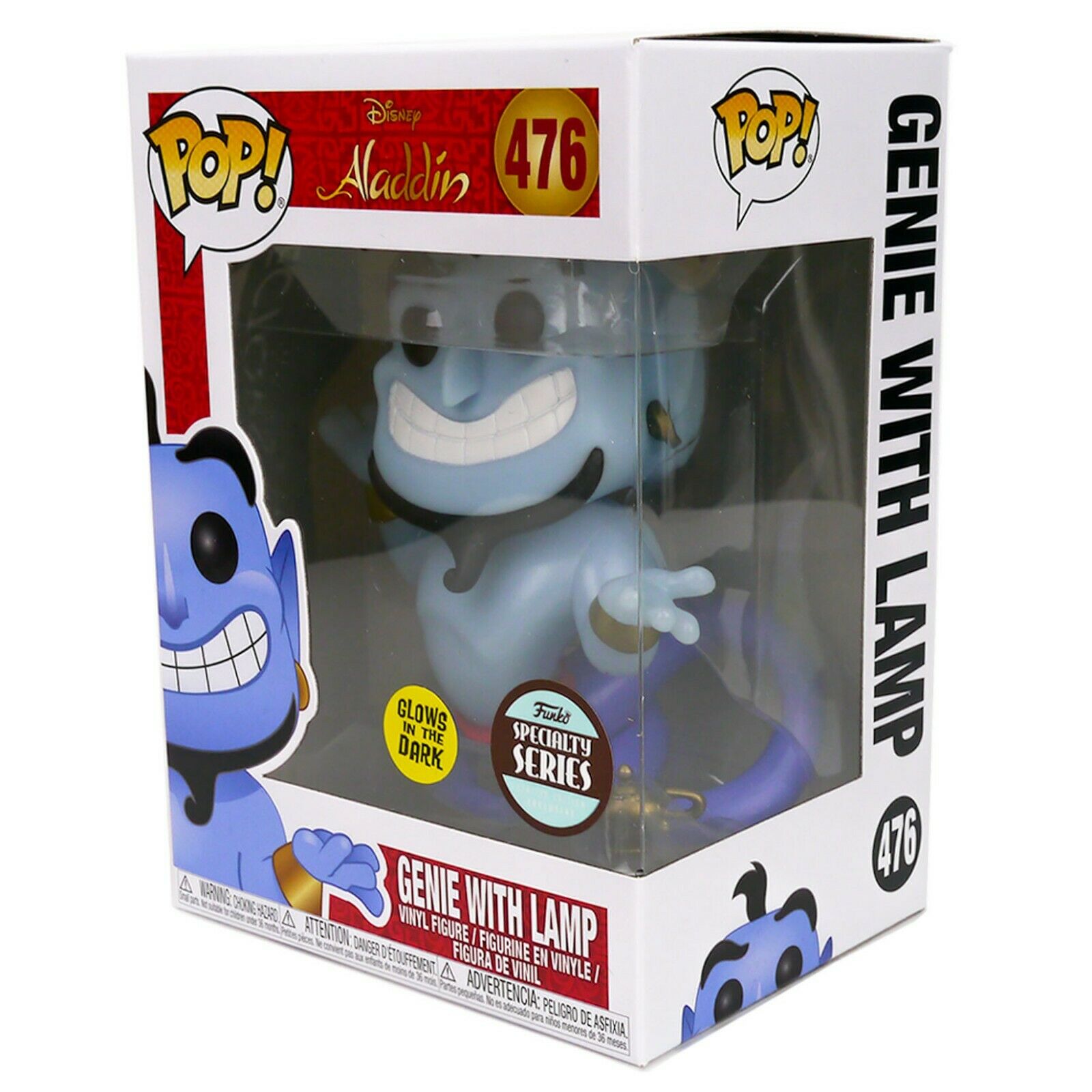 Image of Genie with Lamp (Funko Specialty Series) (Glows in the Dark) (Aladdin) #476
