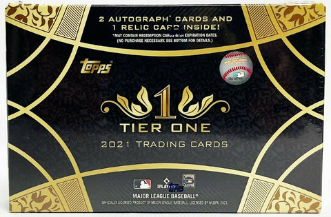 2021 TOPPS TIER 1 BASEBALL