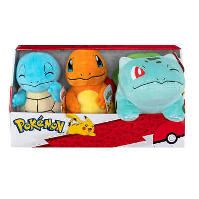 Image of Pokemon Plush - Squirtle, Charmander, Bulbasaur