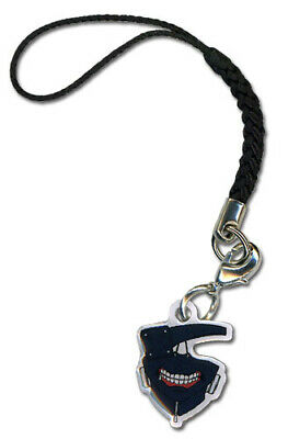 Image of Tokyo Ghoul Kaneki's Mask Anime Metal Cell Phone Charm