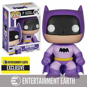 Batman #01 (Purple) (Pop! Heroes DC Comics Super Heroes) Entertainment Earth Exclusive)