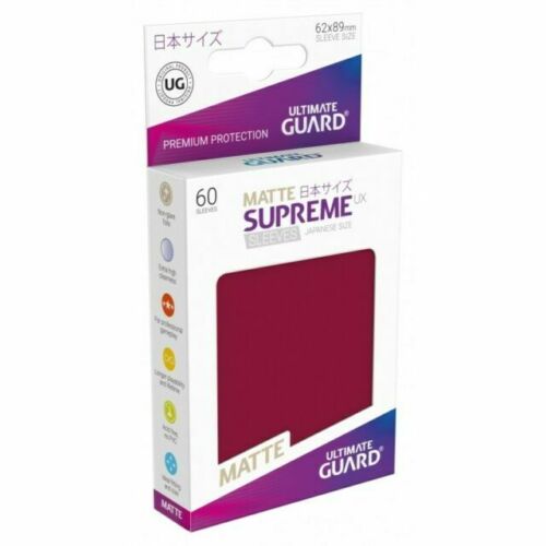 Burgundy(Japanese) MATTE SUPREME [60 ct] - Ultimate Guard