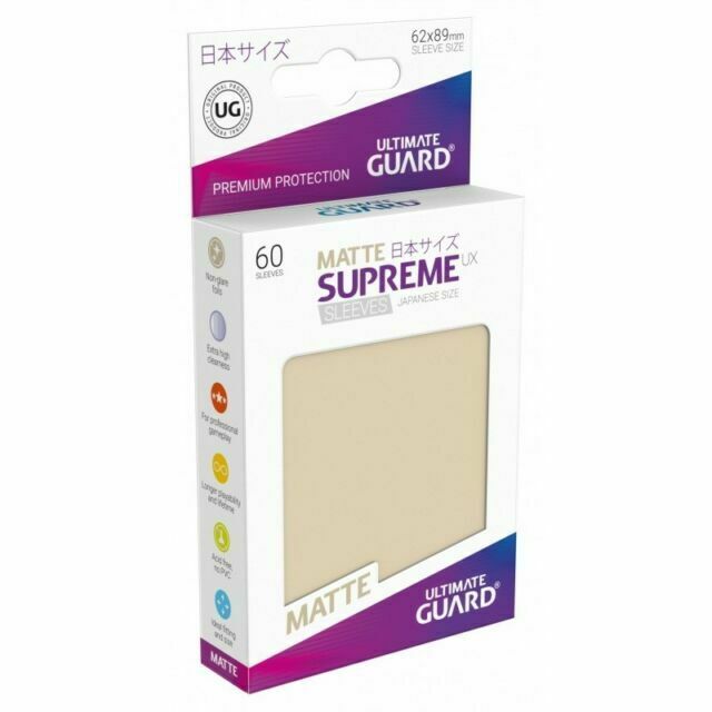 Image of Sand (Japanese) MATTE SUPREME [60 ct] - Ultimate Guard