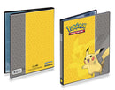 Pokemon 4 Pocket Binder Pikachu - Grey and Yellow
