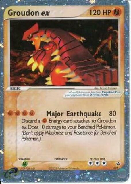 Image of Groudon ex (Black Star Promo) (NM)