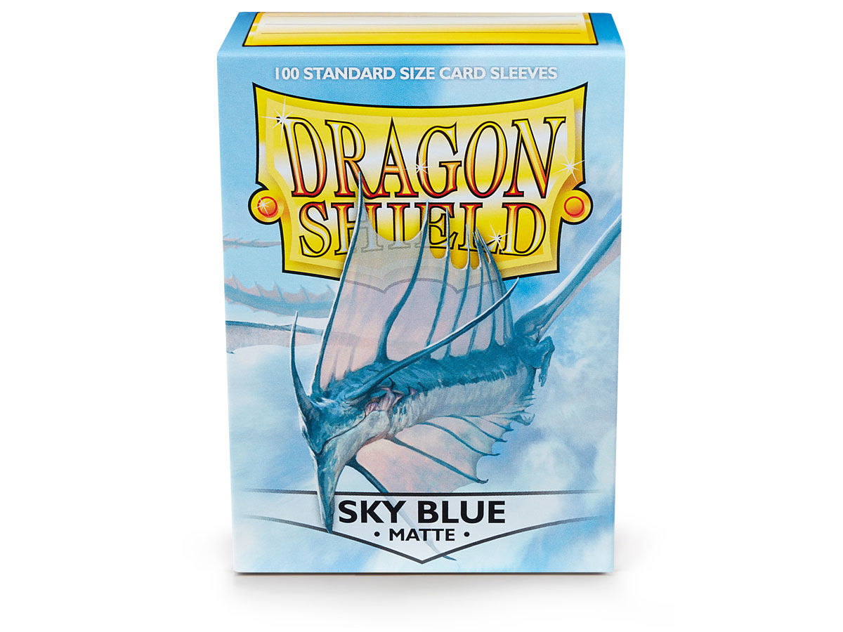 Image of Sky Blue Matte Dragon Shield (STANDARD)