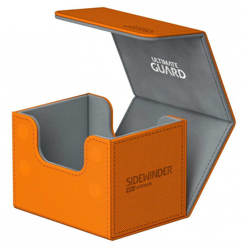 Image of Orange 100+ Ultimate Guard Sidewinder Xenoskin Deckbox