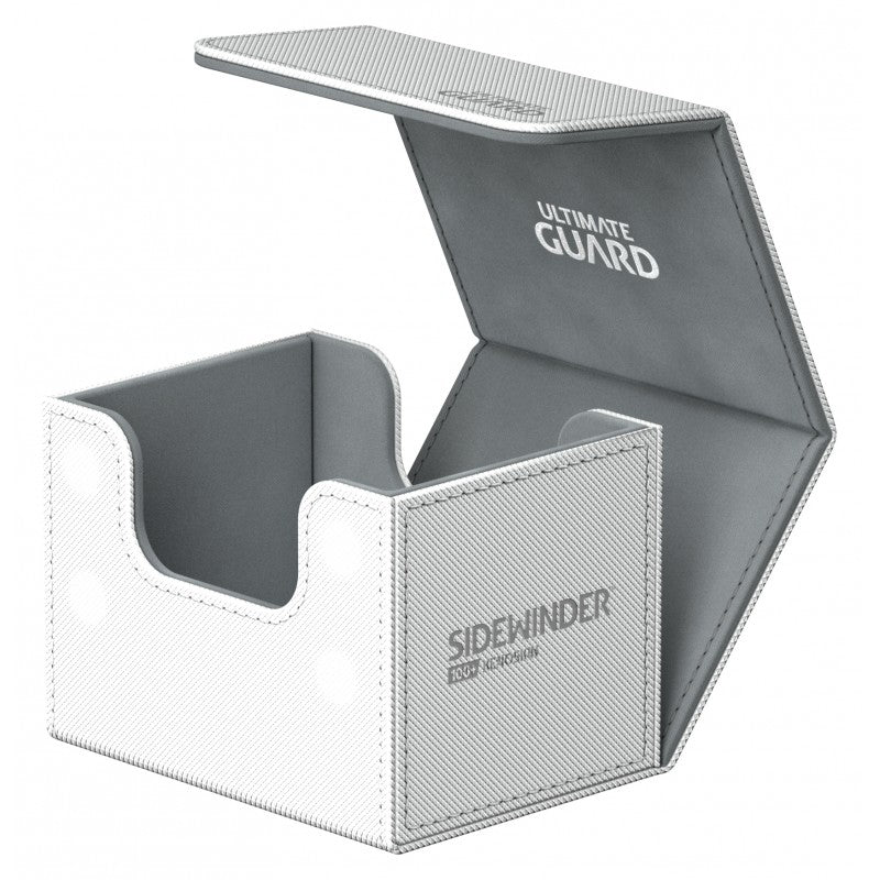 Image of White 100+ Ultimate Guard Sidewinder Xenoskin Deckbox