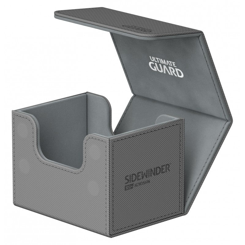 Image of Grey 100+ Ultimate Guard Sidewinder Xenoskin Deckbox