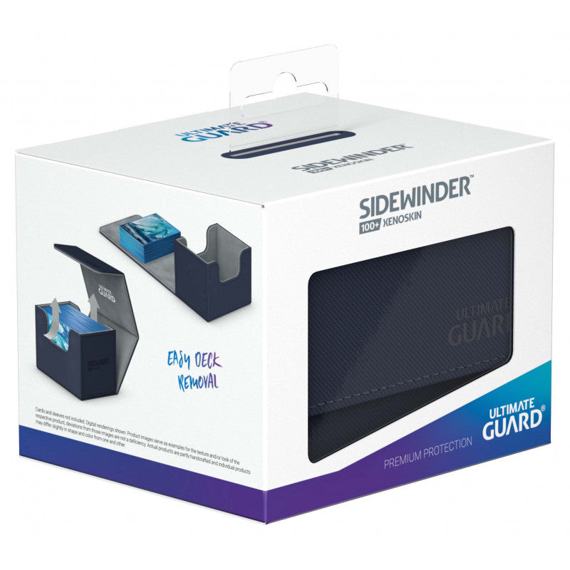 Image of Blue 100+ Ultimate Guard Sidewinder Xenoskin Deckbox
