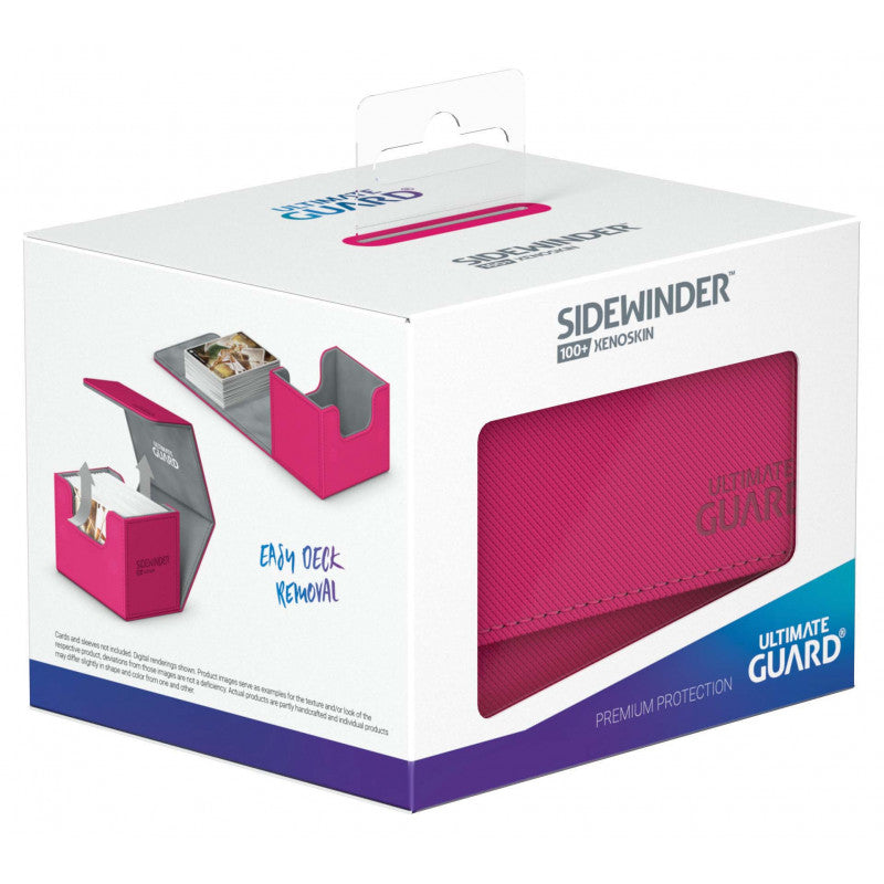 Image of Pink 100+ Ultimate Guard Sidewinder Xenoskin Deckbox