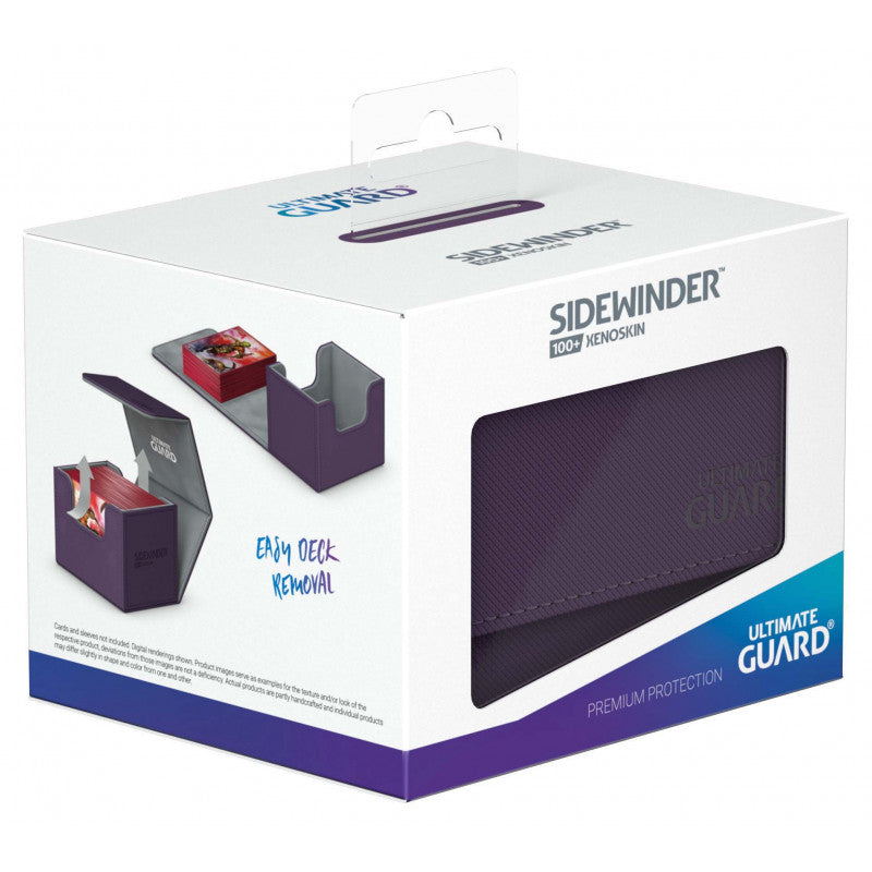 Image of Purple 100+ Ultimate Guard Sidewinder Xenoskin Deckbox
