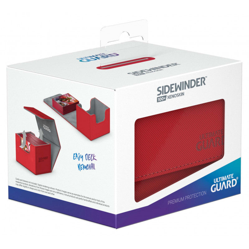 Image of Red 100+ Ultimate Guard Sidewinder Xenoskin Deckbox