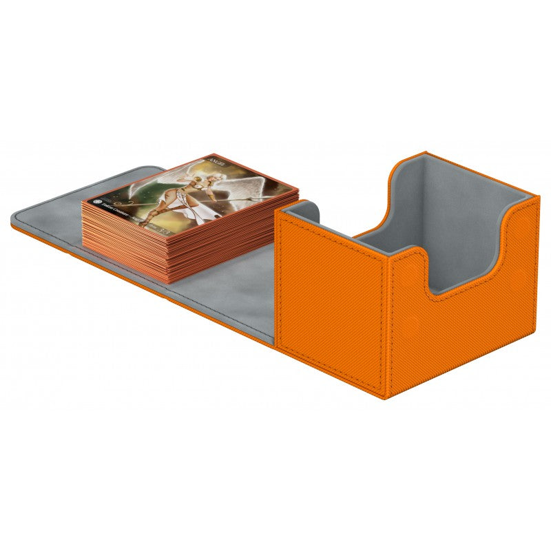 Image of Orange 100+ Ultimate Guard Sidewinder Xenoskin Deckbox