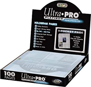 Ultra Pro 9 Pocket Pages - Platinum