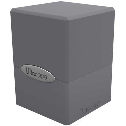 Image of Smoke Grey Satin Cube Deck Box 100+