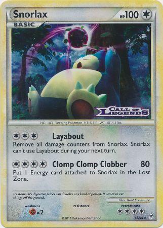 Snorlax (Call of Legends Promo) (NM)