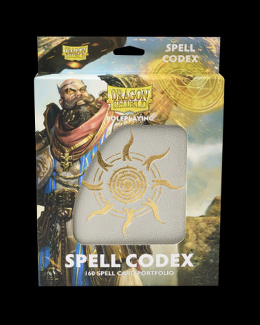 Spell Codex (Ashen White) - Dragon Shield