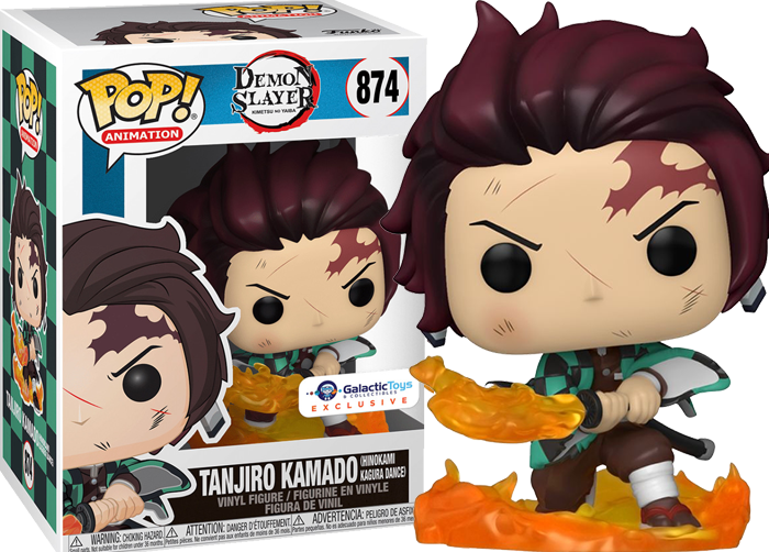 Image of Tanjiro Kamado #874 (Pop! Animation Demon Slayer Galactic Toys Exclusive)