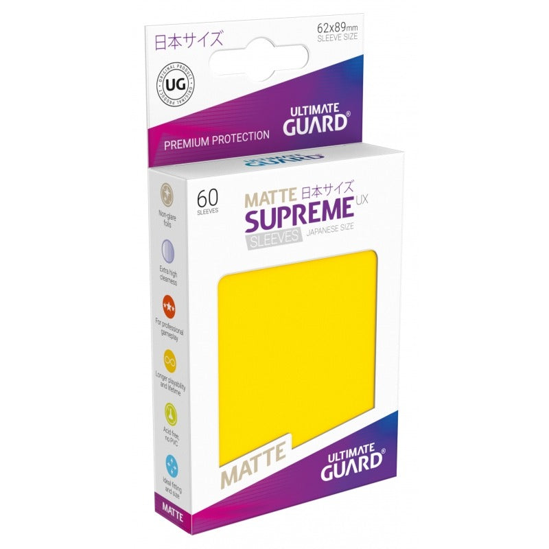 Image of Yellow (Japanese) MATTE SUPREME [60 ct] - Ultimate Guard
