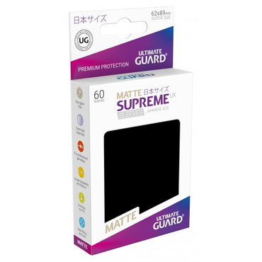 Black (Japanese) MATTE SUPREME [60 ct] - Ultimate Guard