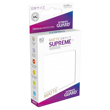 White (Japanese) MATTE SUPREME [60 ct] - Ultimate Guard