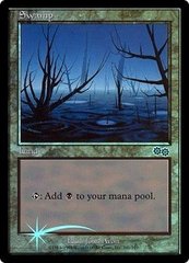 Swamp	(Urza's Saga FOIL)