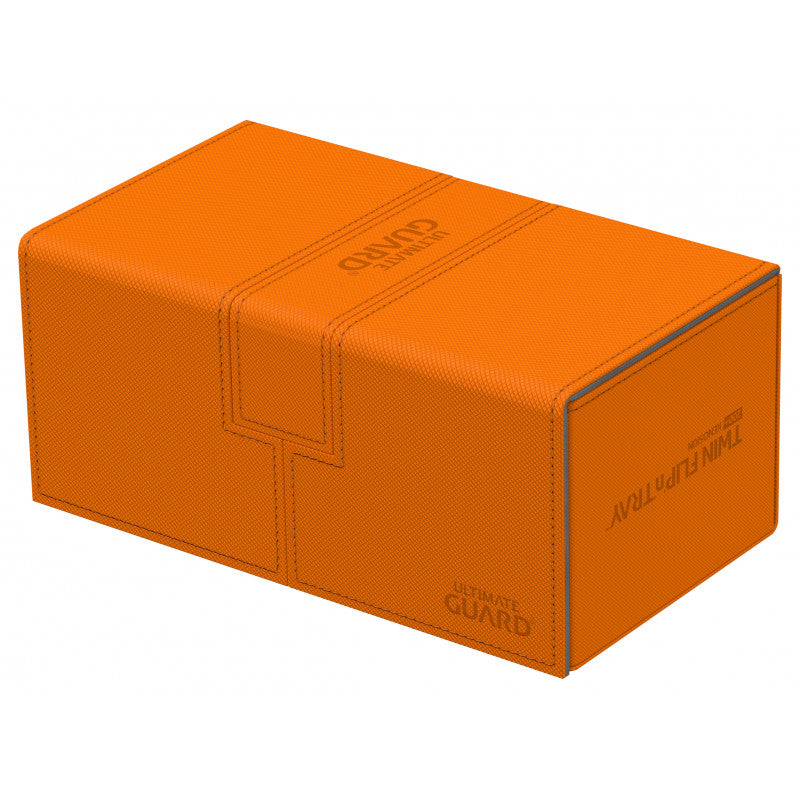 Orange Ultimate Guard Xenoskin Flip'n'Tray 200+ Deckbox