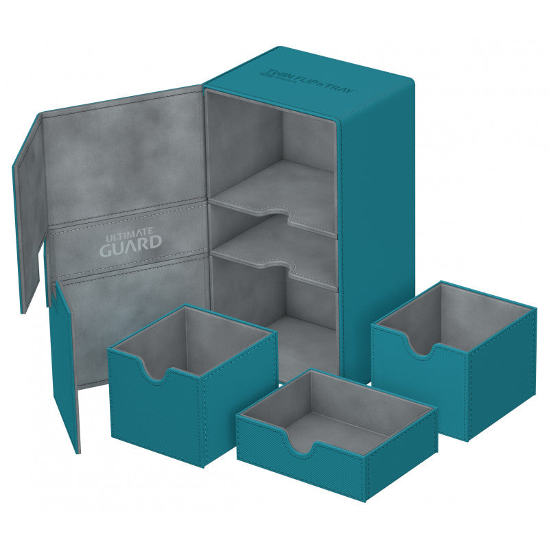 Petrol Ultimate Guard Xenoskin Flip'n'Tray 200+ Deckbox