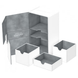 White Ultimate Guard Xenoskin Flip'n'Tray 200+ Deckbox