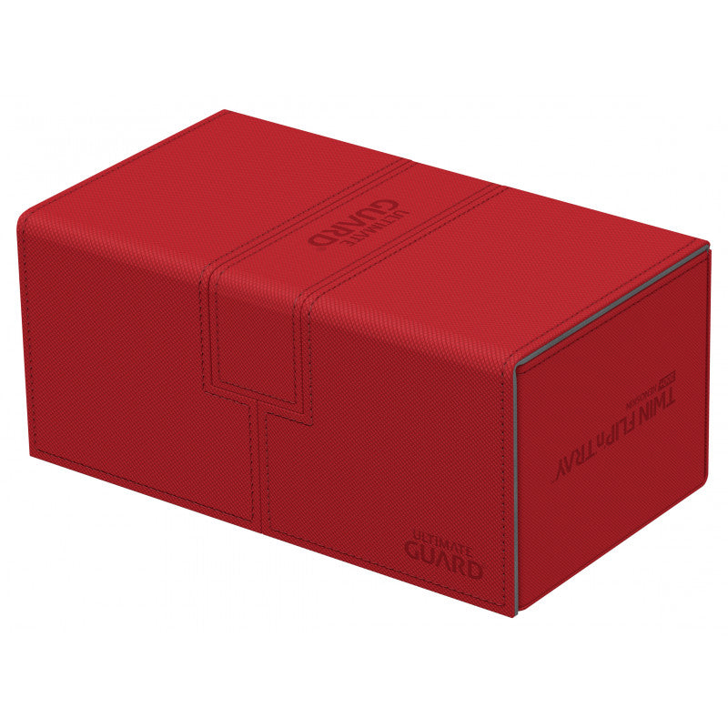 Image of Red Ultimate Guard Xenoskin Flip'n'Tray 200+ Deckbox